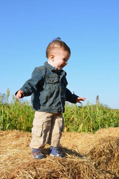 hay bale boy