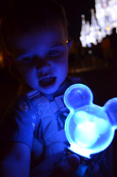 a lit up